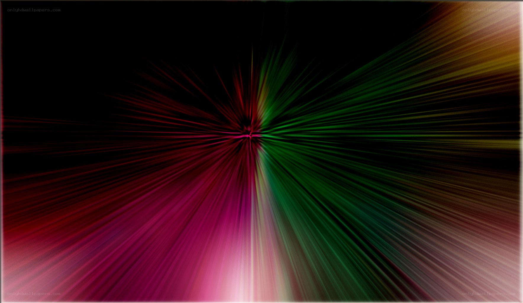 colorful light burst