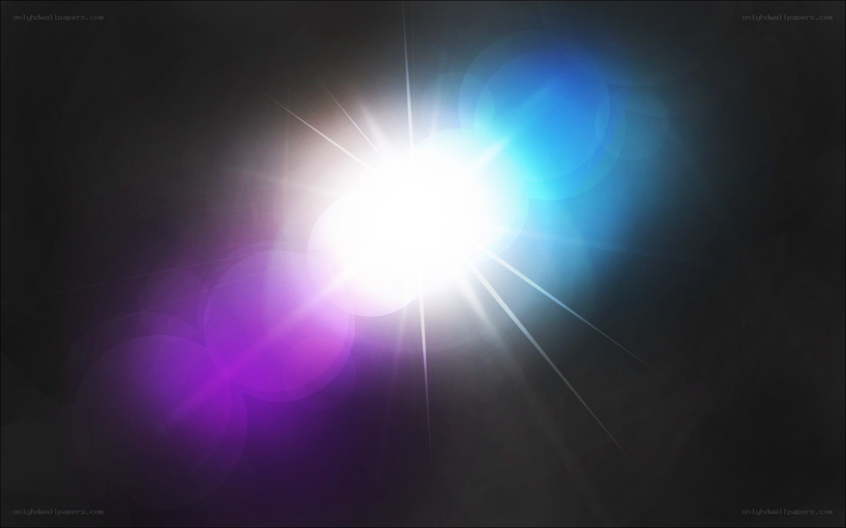 colorful light burst