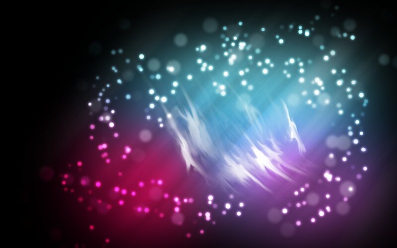 colorful light burst