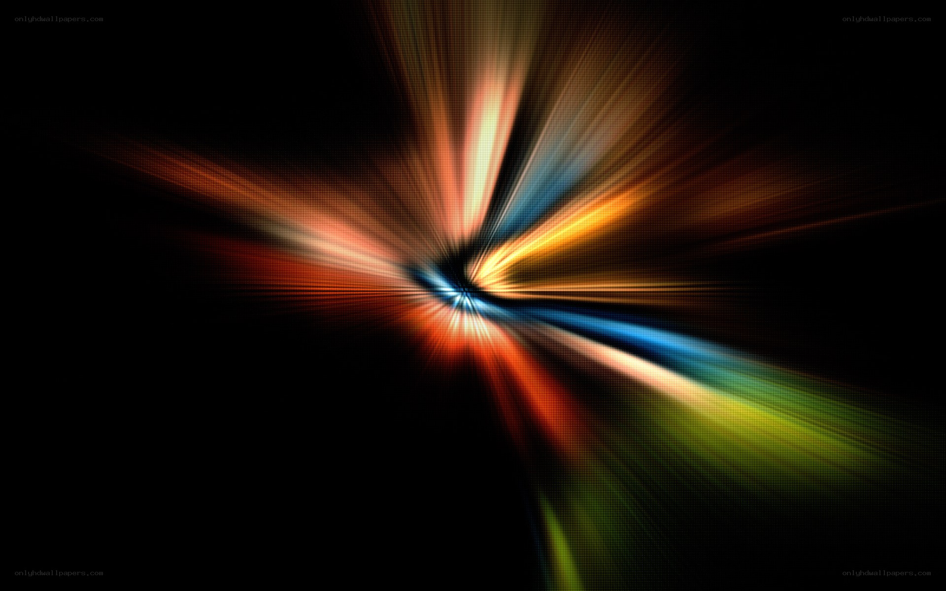 colorful light burst