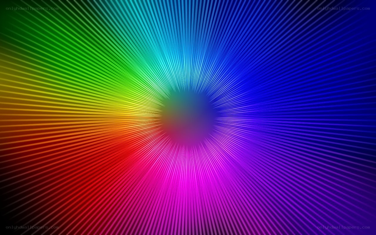 colorful light burst