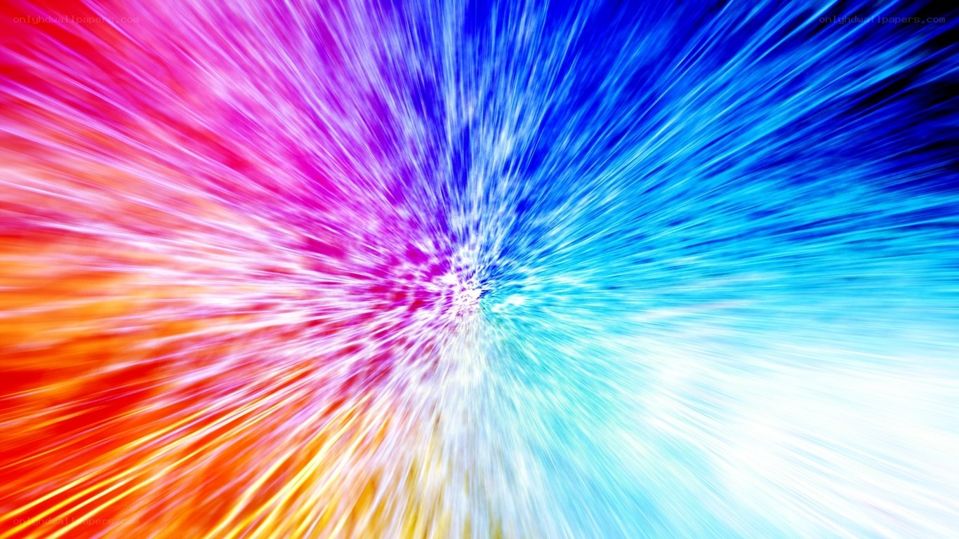 colorful light burst