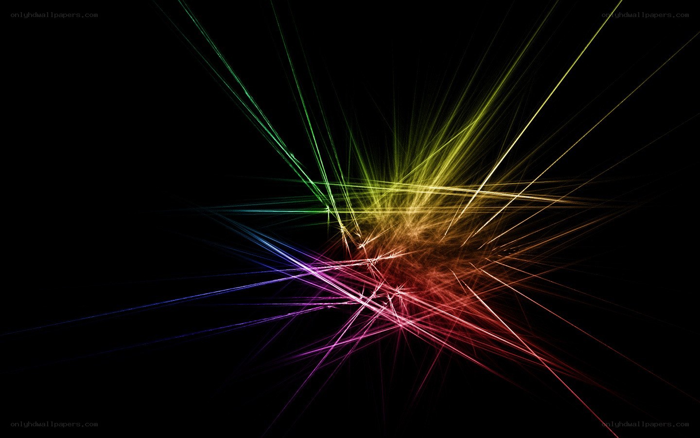 Colorful light burst