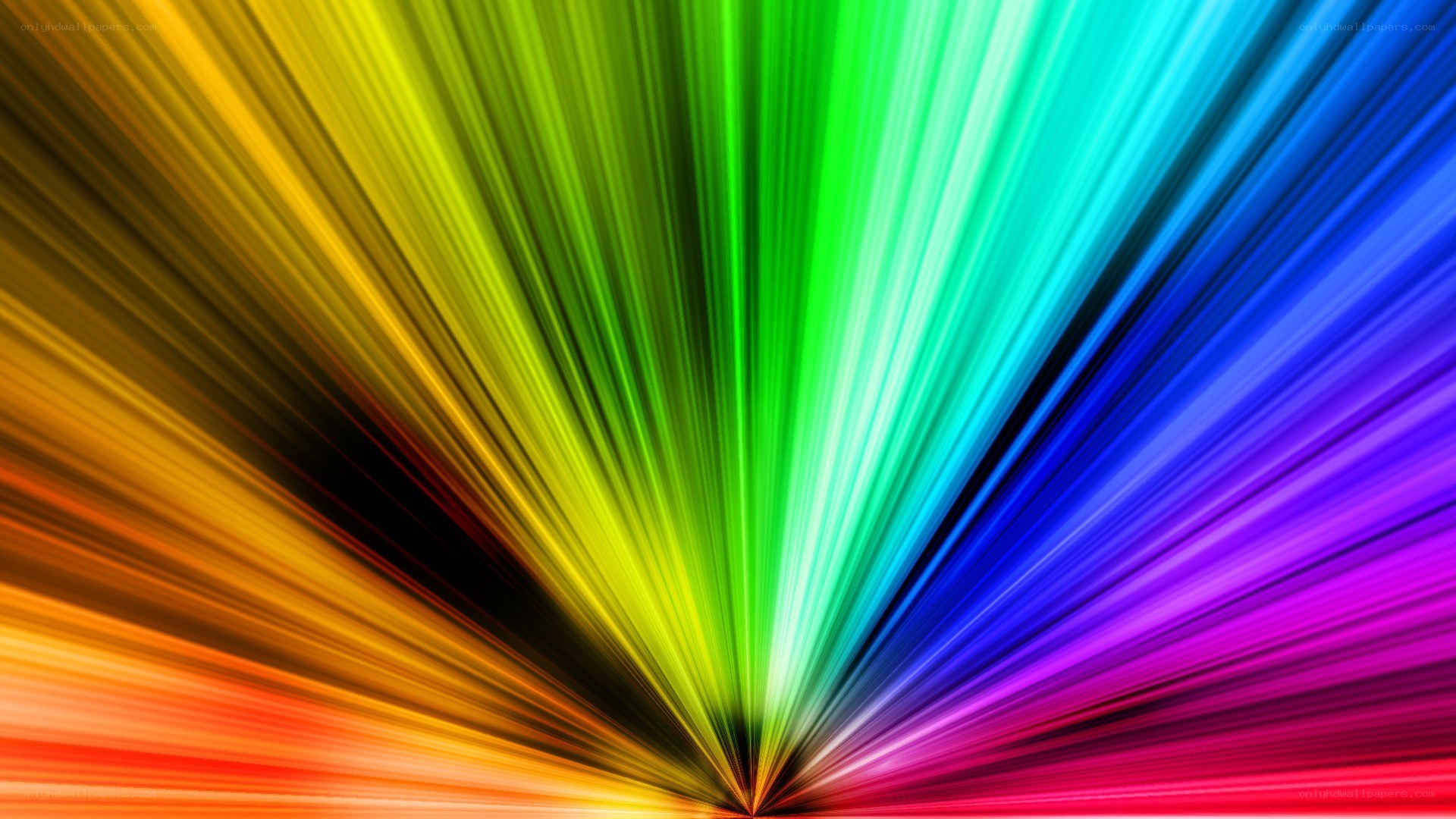 colorful light burst