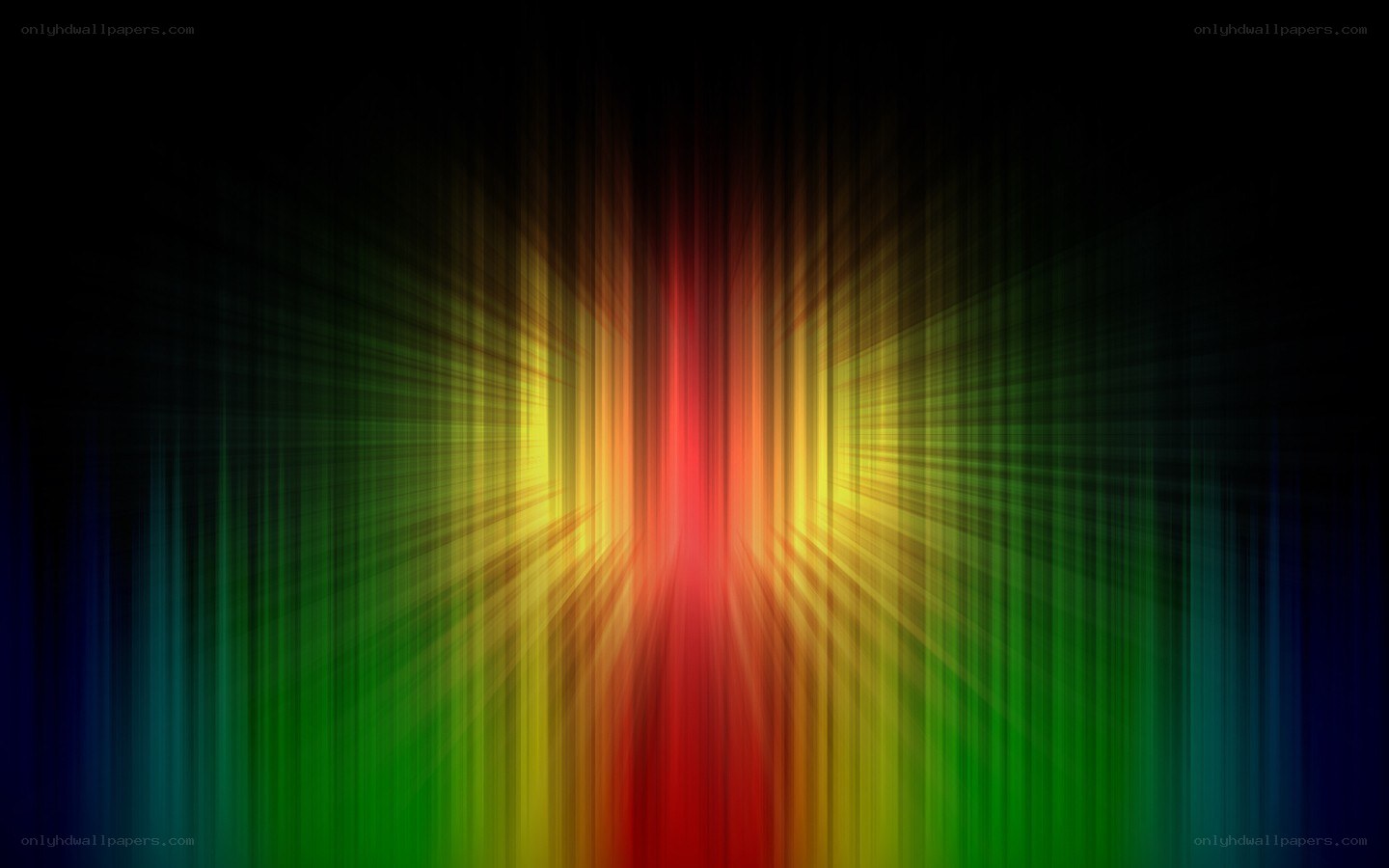 colorful light burst