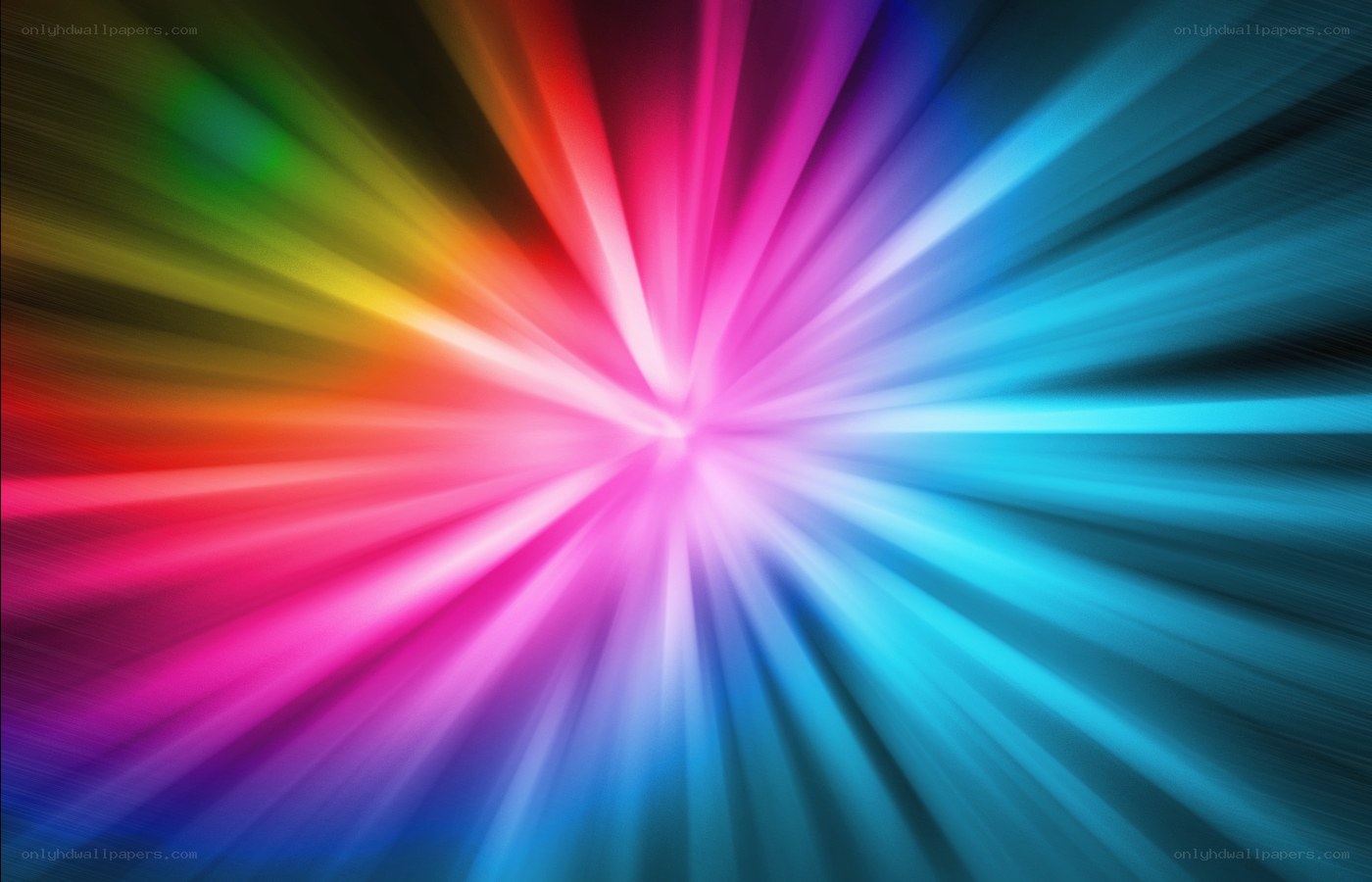 colorful light burst