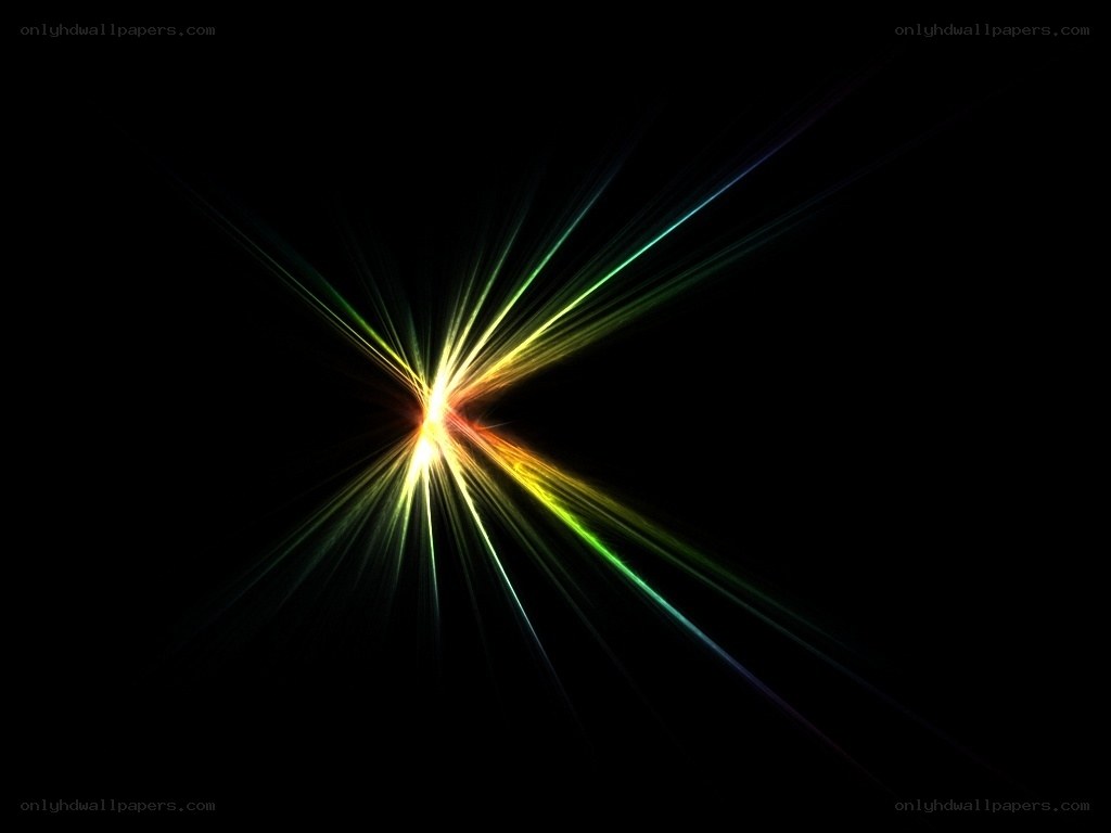 colorful light burst
