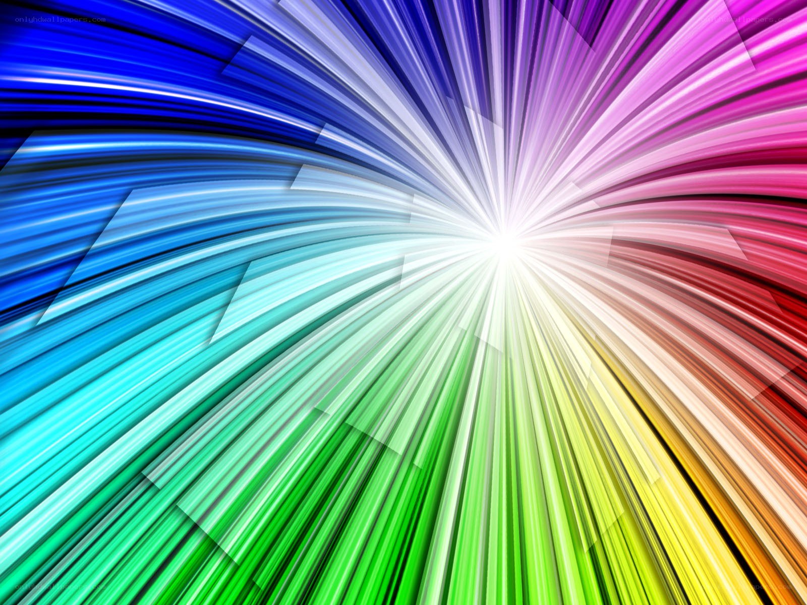 colorful light burst