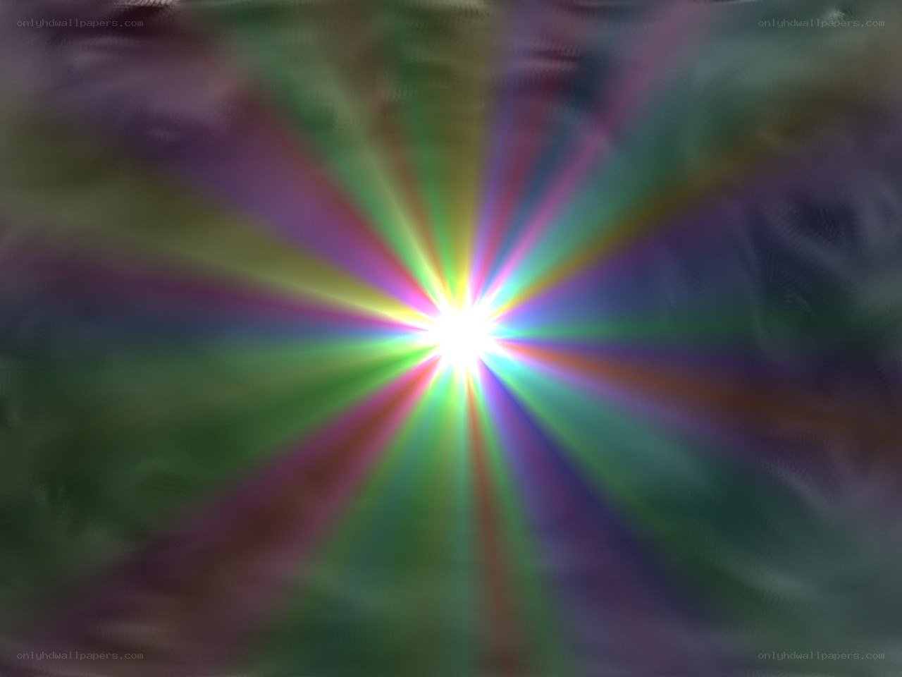 colorful light burst