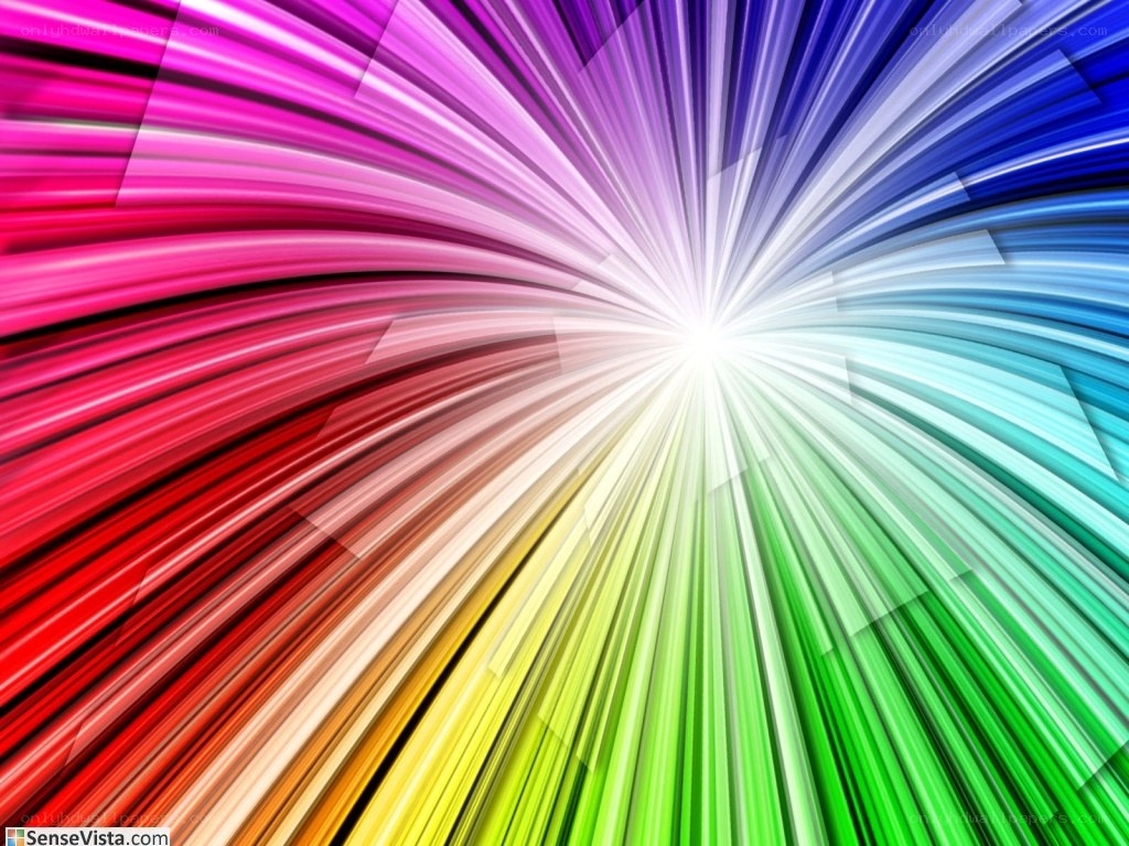 colorful light burst