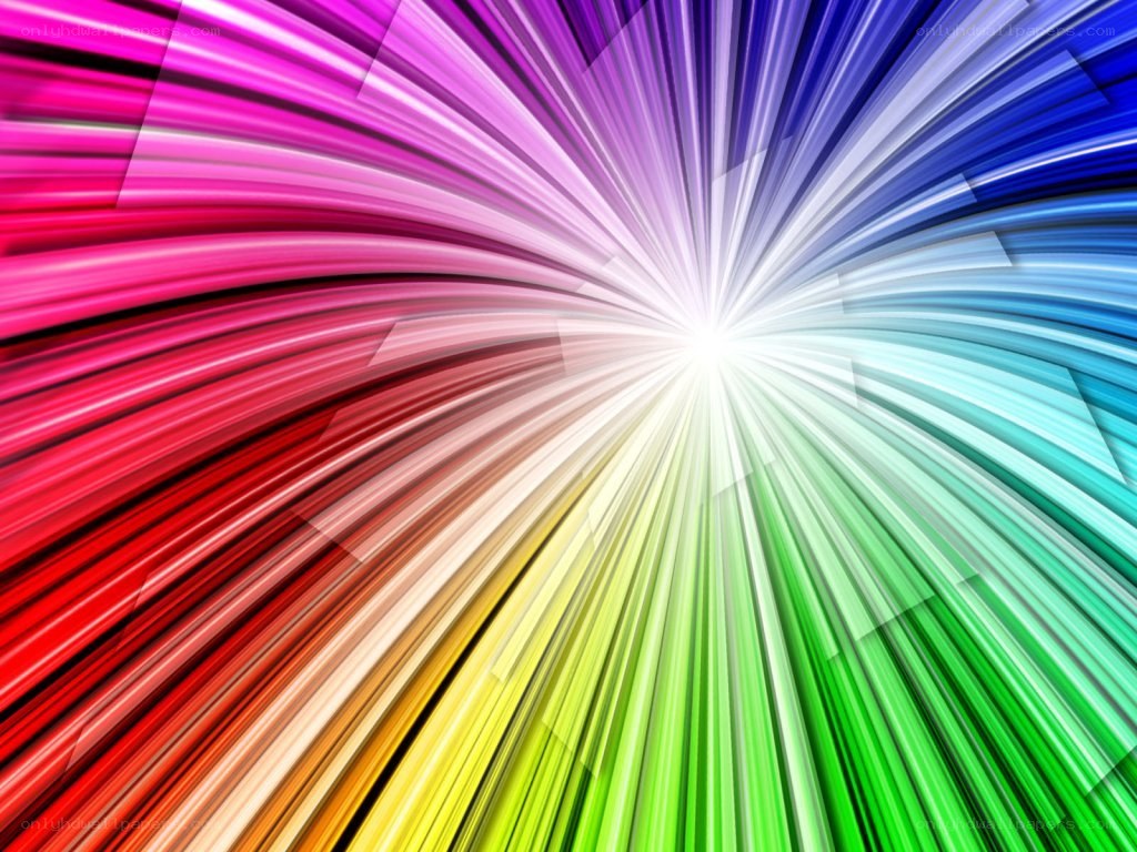 colorful light burst