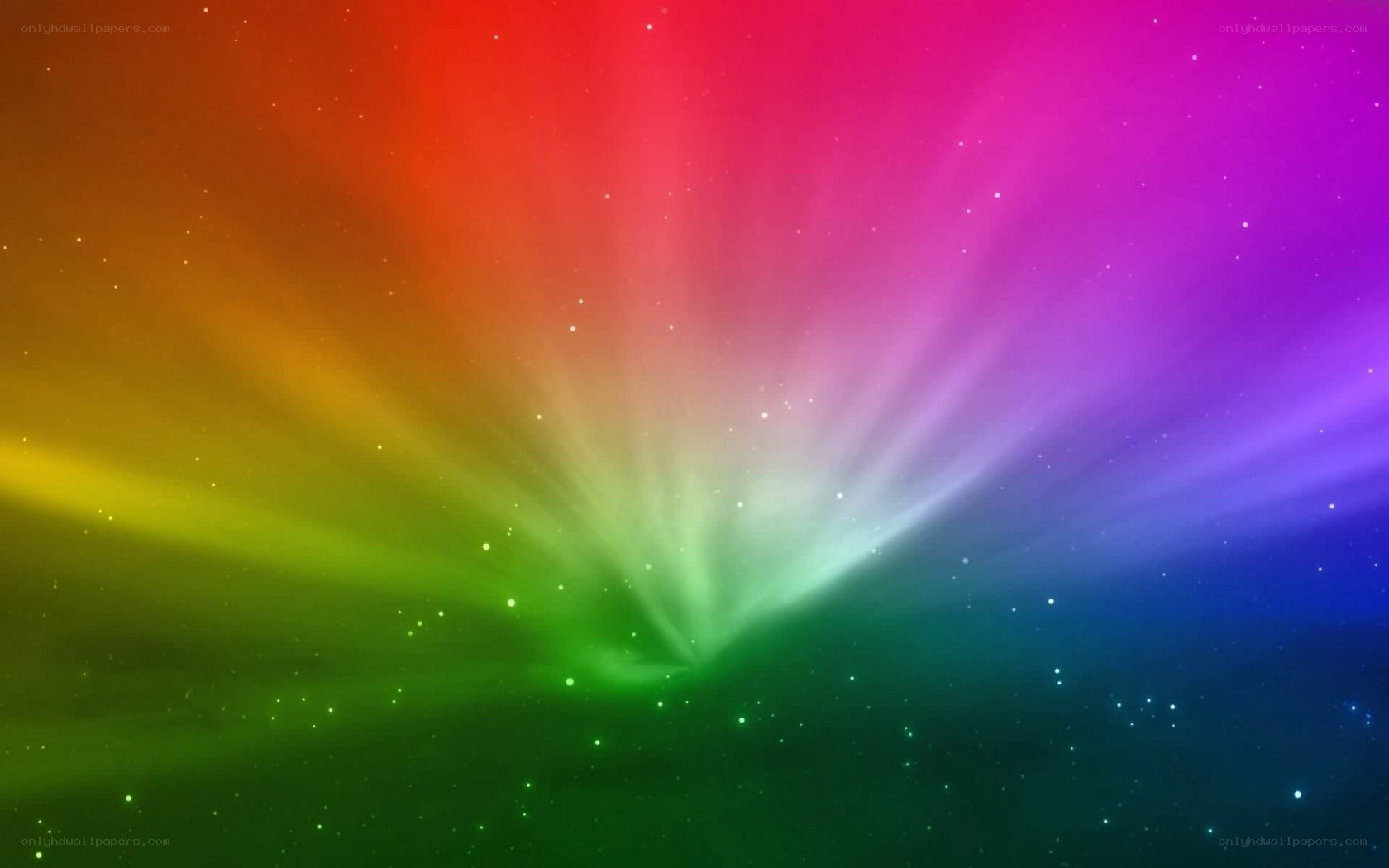 colorful light burst