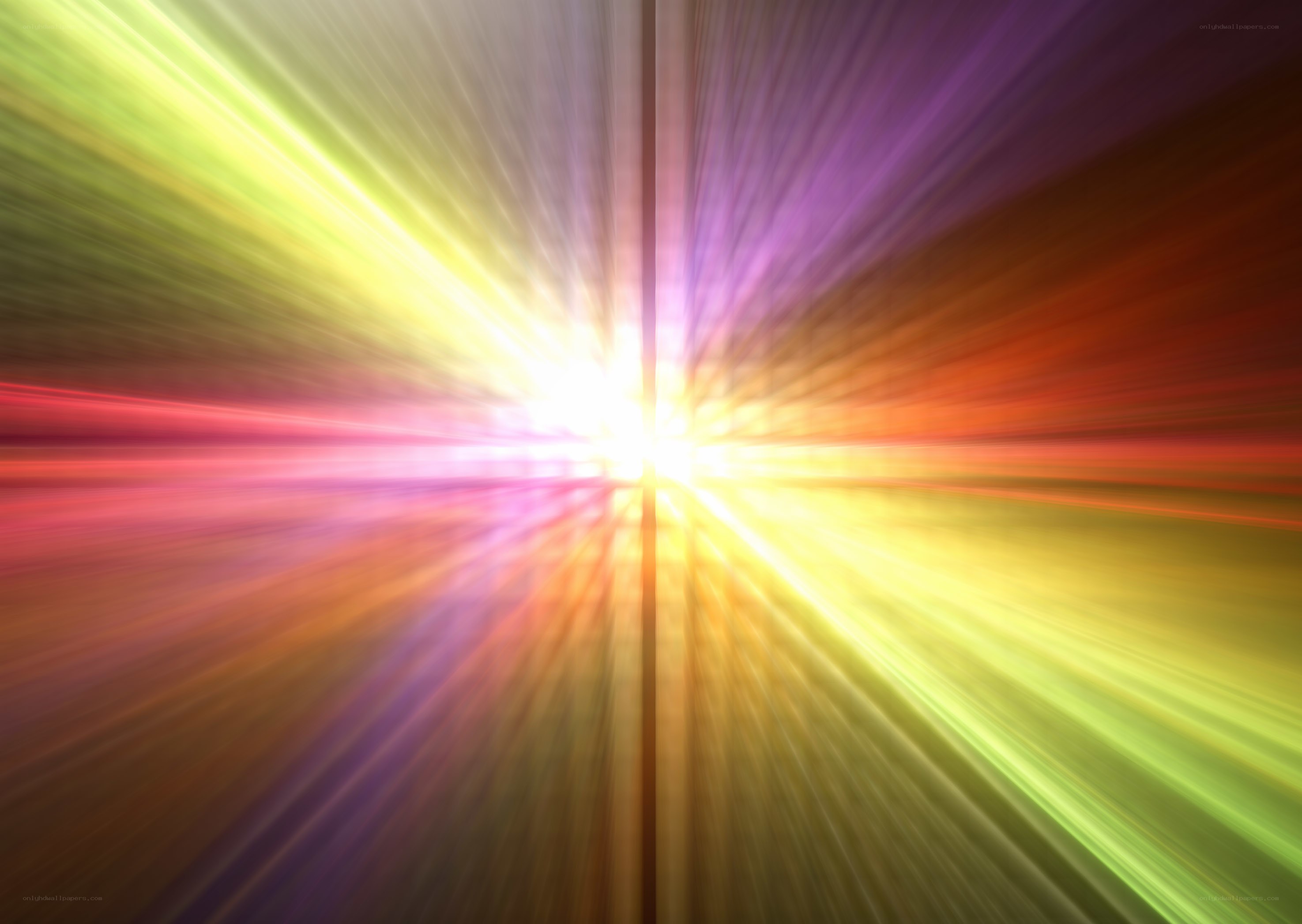 colorful light burst