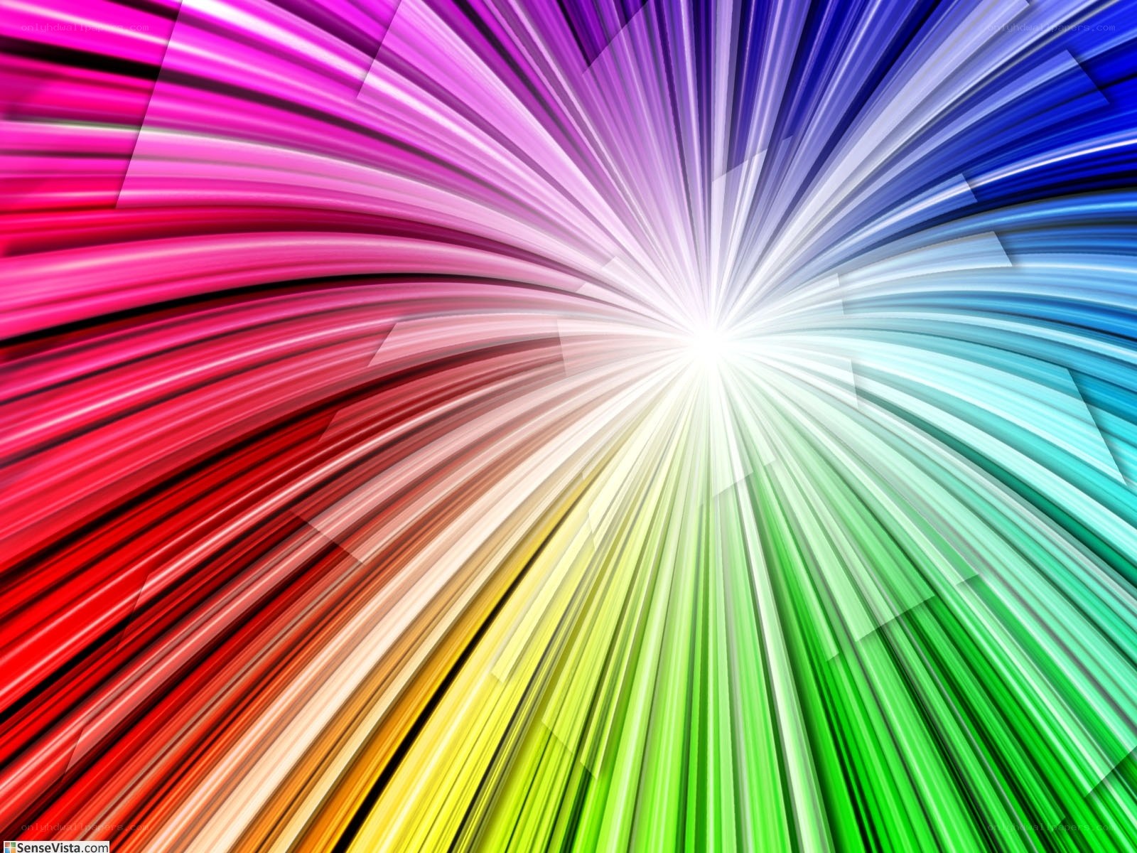 Colorful light burst