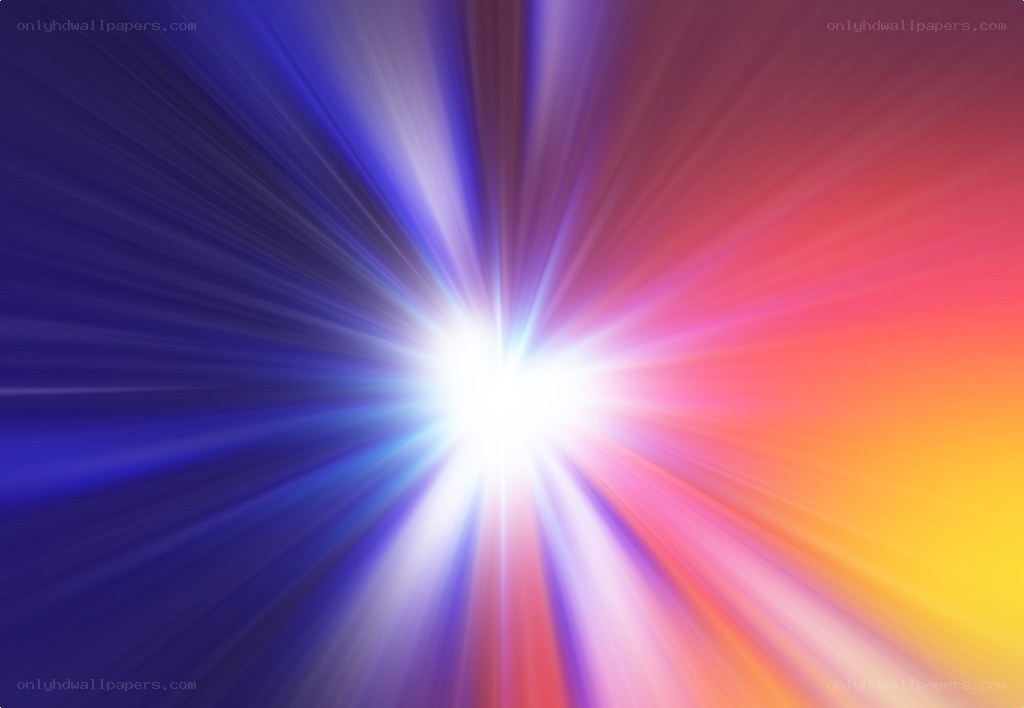 colorful light burst