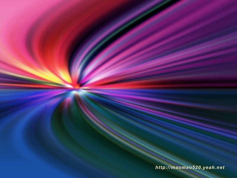 Colorful light burst abstract