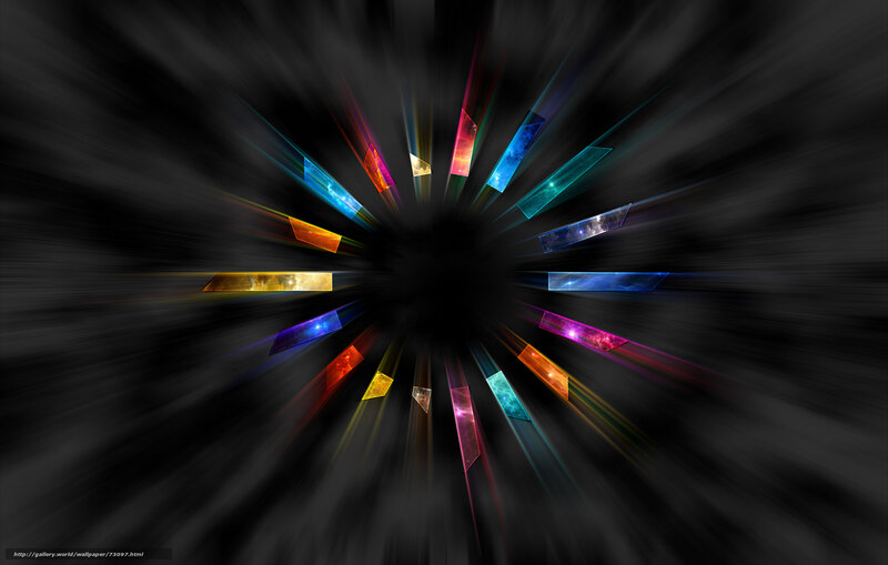 Colorful light burst abstract