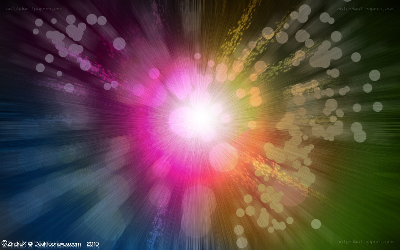 colorful light burst background