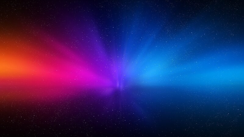 Colorful Light Burst — Blue, Cosmic
