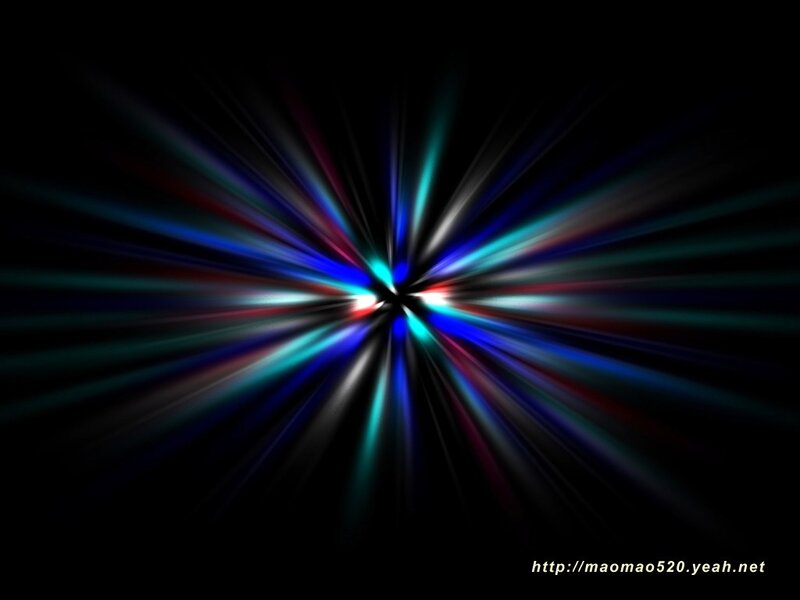 Colorful Light Burst — Blue, Dynamic, Abstract