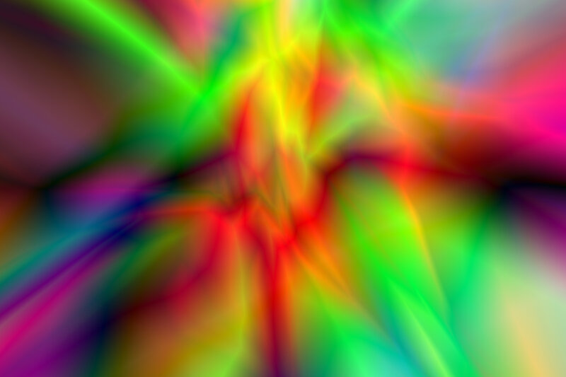 Colorful Light Burst — Green