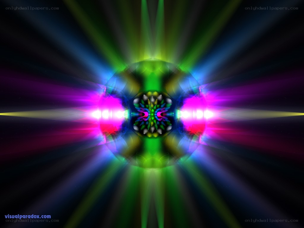 colorful light burst pattern