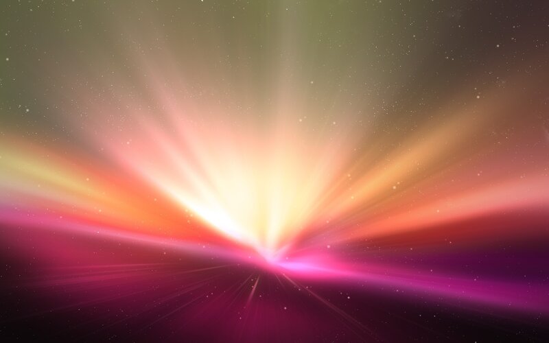 Colorful Light Burst — Pink, Dramatic