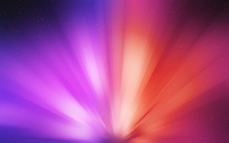 Colorful Light Burst — Purple, Vibrant, Abstract, Stars, Rays