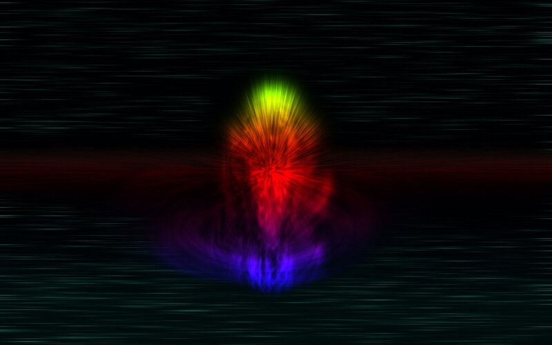 Colorful Light Burst — Red, Dynamic, Abstract, Color