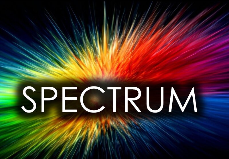 Colorful Light Burst — Red, Dynamic, Abstract, Text