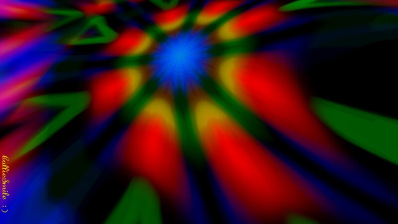 Colorful Light Burst — Red, Vibrant, Abstract, Starburst
