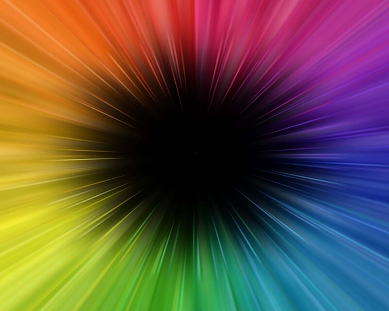 Colorful Light Burst — Red, Vibrant