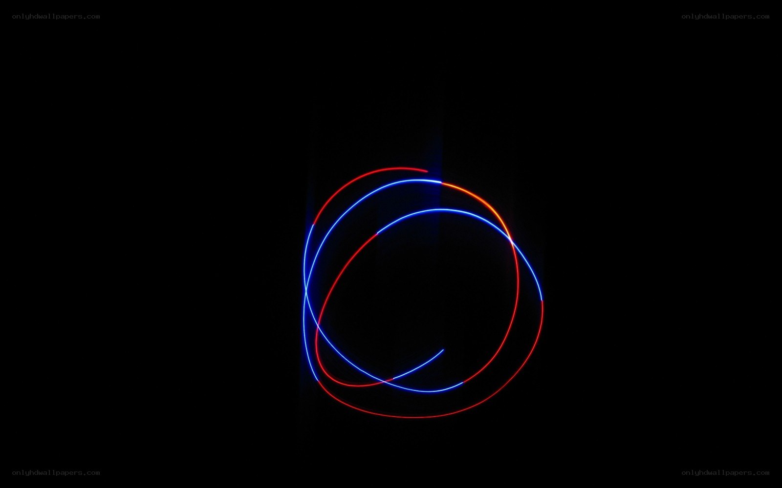 colorful light circles