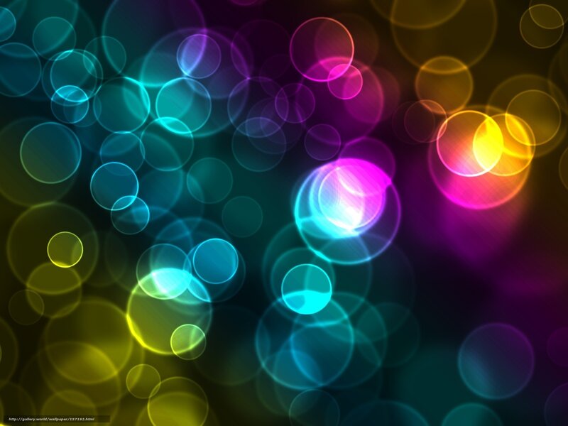 Colorful Light Circles — Purple, Vibrant