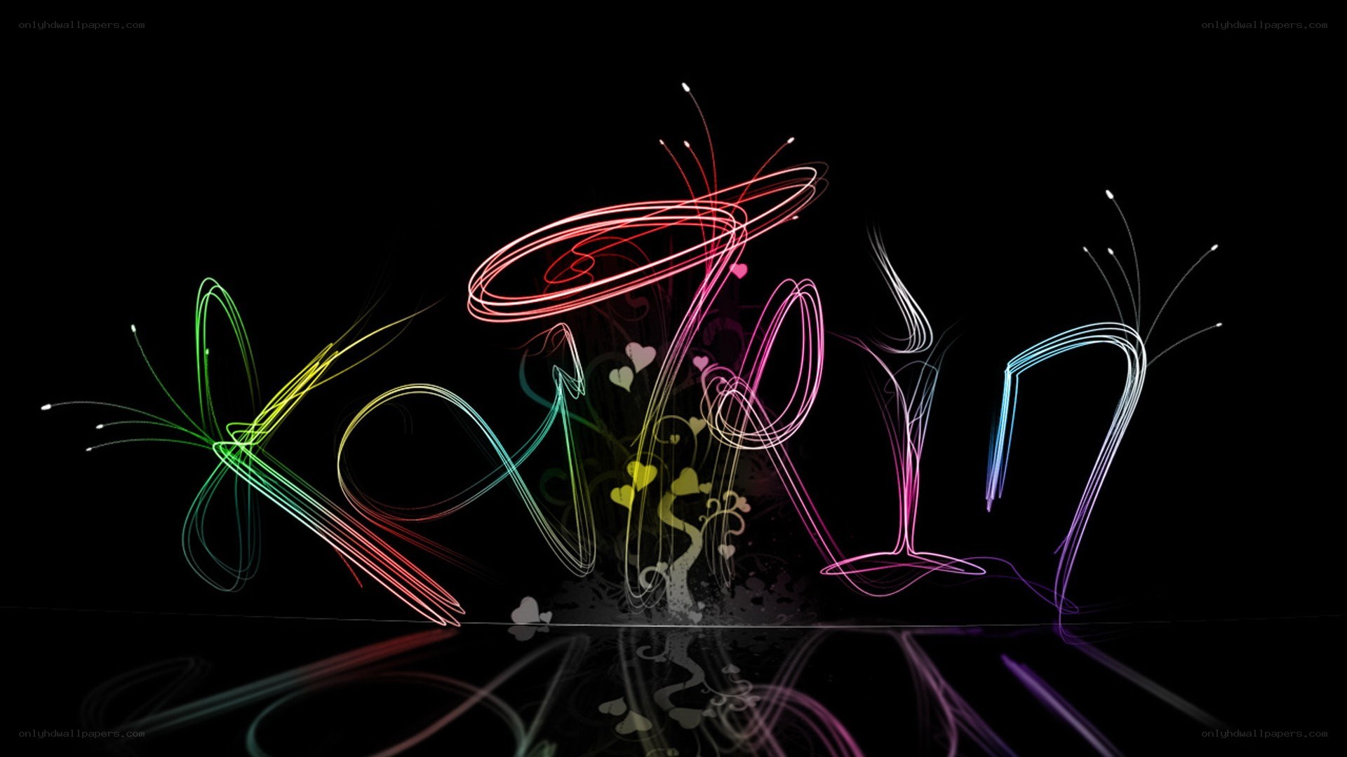 colorful light graffiti art