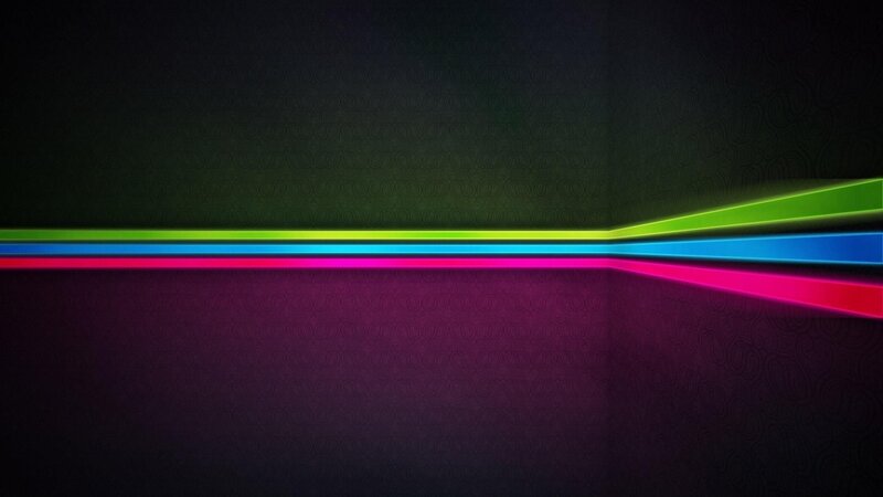 Colorful Light Lines — Green
