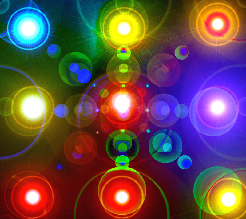 Colorful Light Orbs
