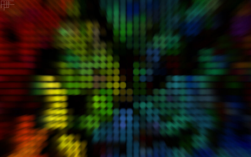 Colorful Light Pattern — Green, Dynamic
