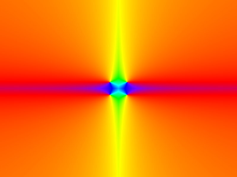 Colorful Light Pattern — Red