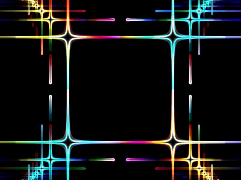 Colorful Light Patterns — Black, Dynamic