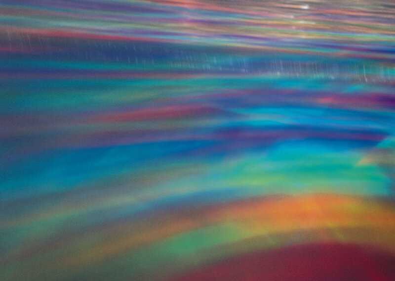 Colorful Light Patterns — Blue, Dynamic, Abstract