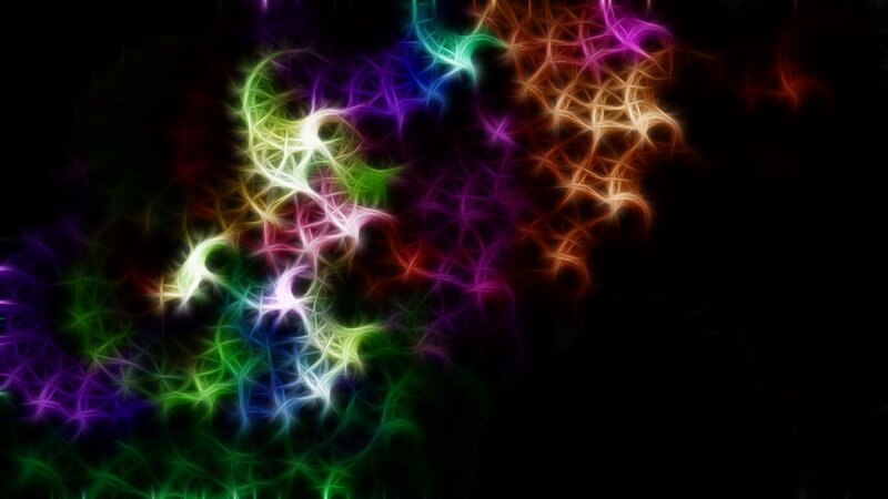 Colorful Light Patterns — Green, Energetic