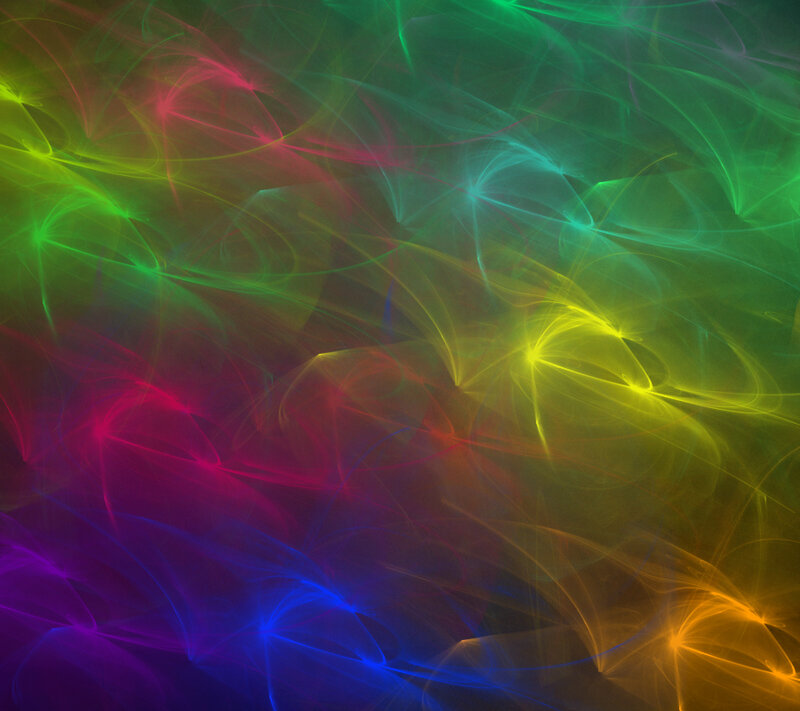 Colorful Light Patterns — Green