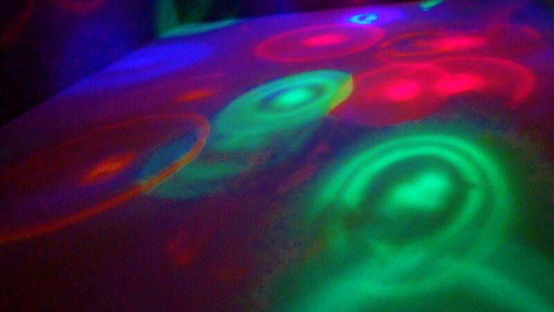Colorful Light Patterns — Green, Vibrant