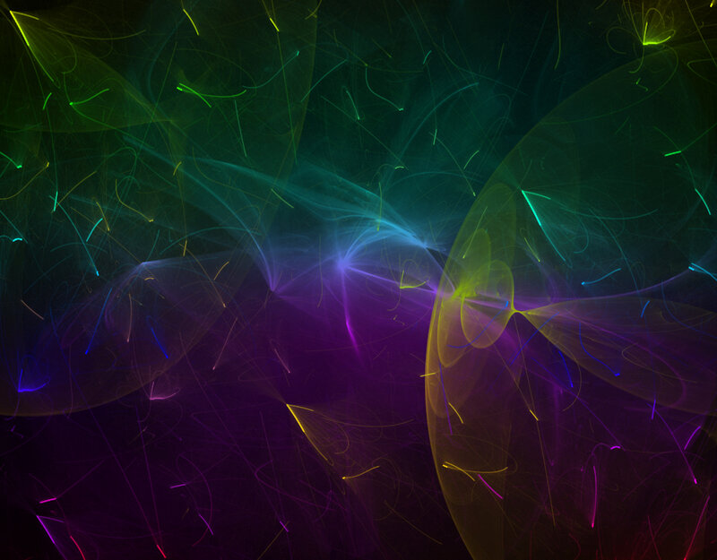 Colorful Light Patterns — Purple, Dynamic, Abstract