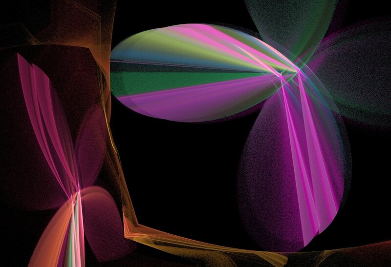 Colorful Light Patterns — Purple, Dynamic