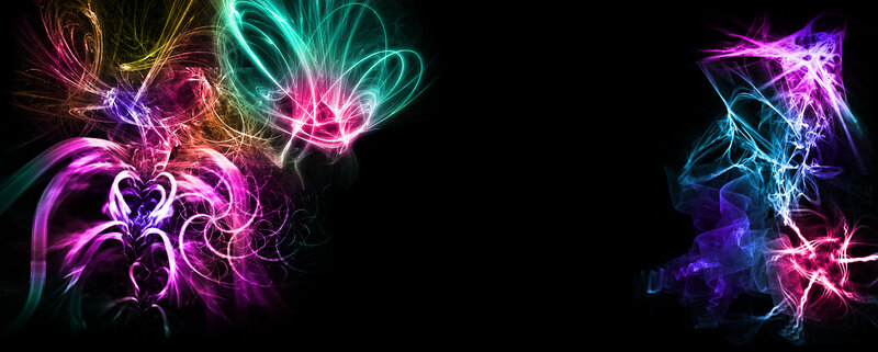 Colorful Light Patterns — Purple, Energetic, Abstract