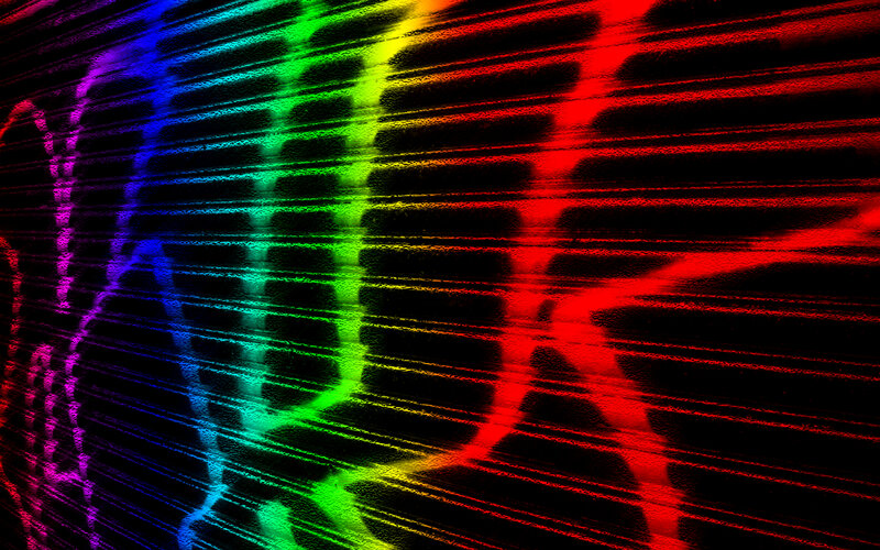 Colorful Light Patterns — Red, Vibrant, Abstract, Lines