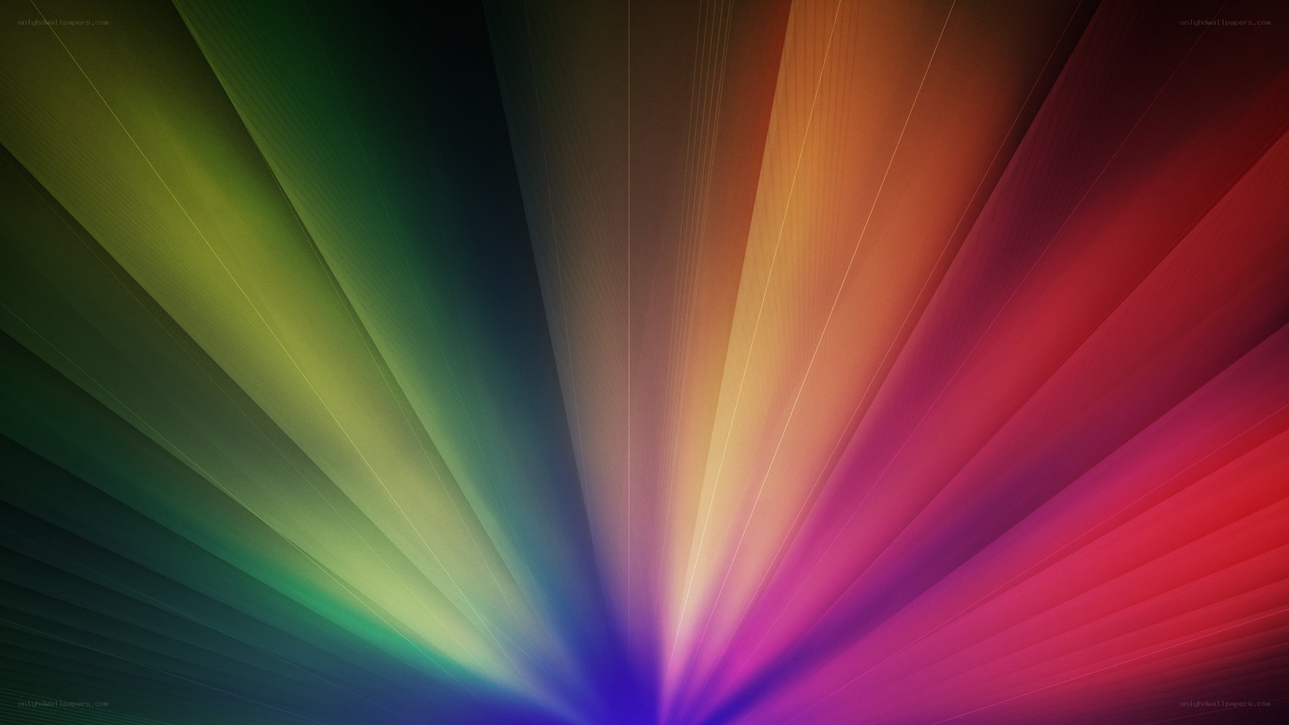 colorful light rays