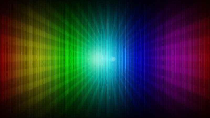 colorful light rays background